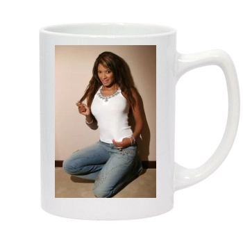 Traci Bingham 14oz White Statesman Mug