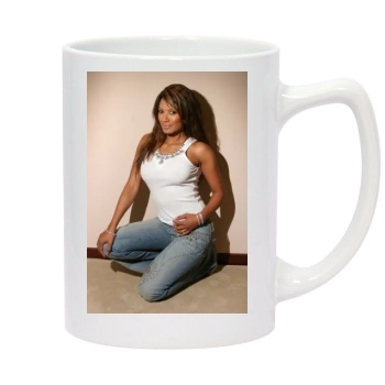 Traci Bingham 14oz White Statesman Mug