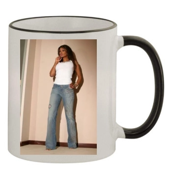 Traci Bingham 11oz Colored Rim & Handle Mug