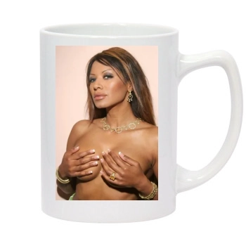 Traci Bingham 14oz White Statesman Mug