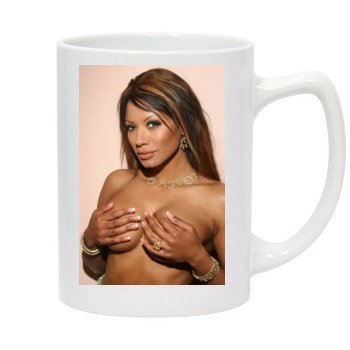 Traci Bingham 14oz White Statesman Mug