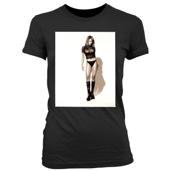 Traci Bingham Women's Junior Cut Crewneck T-Shirt