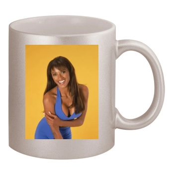 Traci Bingham 11oz Metallic Silver Mug