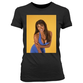 Traci Bingham Women's Junior Cut Crewneck T-Shirt