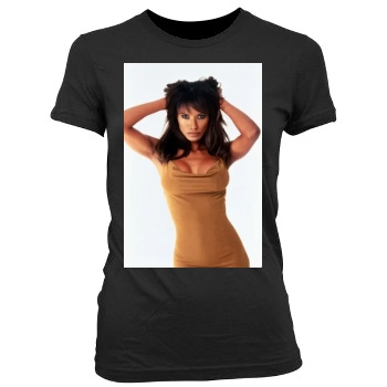 Traci Bingham Women's Junior Cut Crewneck T-Shirt