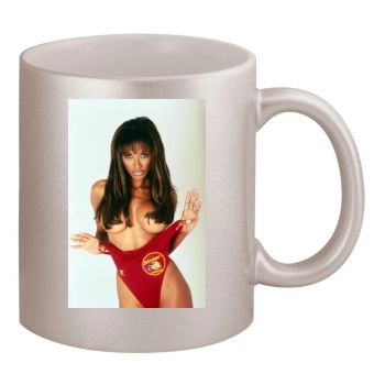 Traci Bingham 11oz Metallic Silver Mug