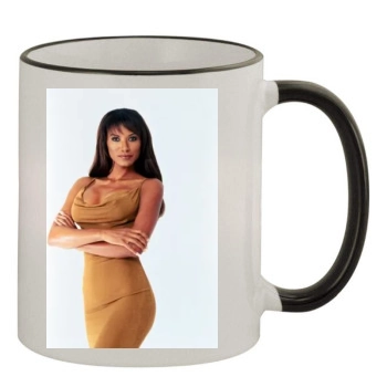 Traci Bingham 11oz Colored Rim & Handle Mug