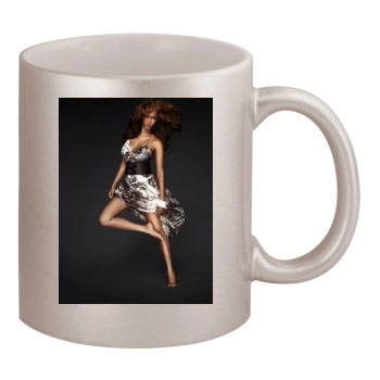 Tyra Banks 11oz Metallic Silver Mug