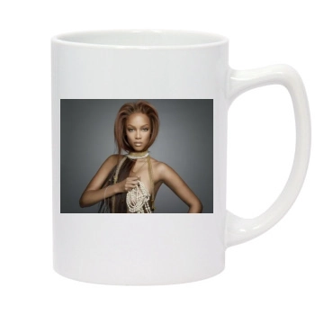 Tyra Banks 14oz White Statesman Mug