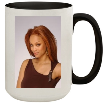 Tyra Banks 15oz Colored Inner & Handle Mug