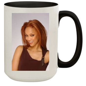 Tyra Banks 15oz Colored Inner & Handle Mug