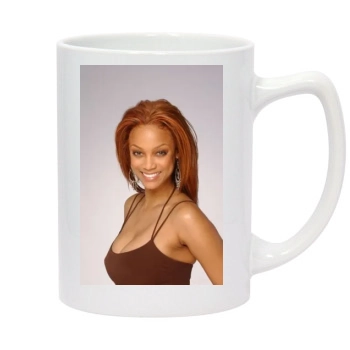 Tyra Banks 14oz White Statesman Mug