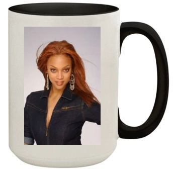 Tyra Banks 15oz Colored Inner & Handle Mug