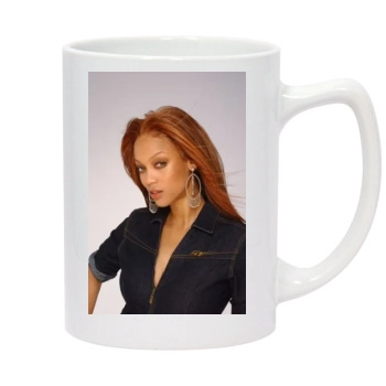 Tyra Banks 14oz White Statesman Mug