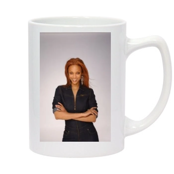 Tyra Banks 14oz White Statesman Mug