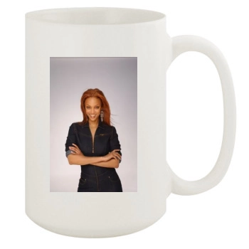 Tyra Banks 15oz White Mug