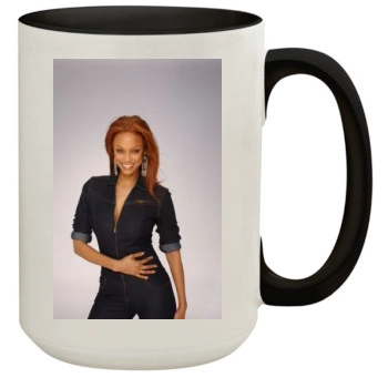 Tyra Banks 15oz Colored Inner & Handle Mug