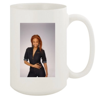 Tyra Banks 15oz White Mug