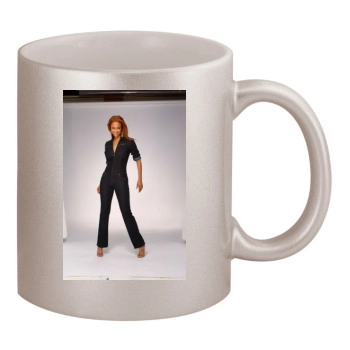 Tyra Banks 11oz Metallic Silver Mug