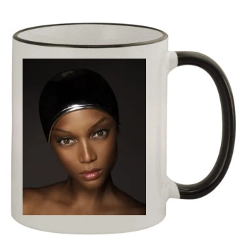 Tyra Banks 11oz Colored Rim & Handle Mug