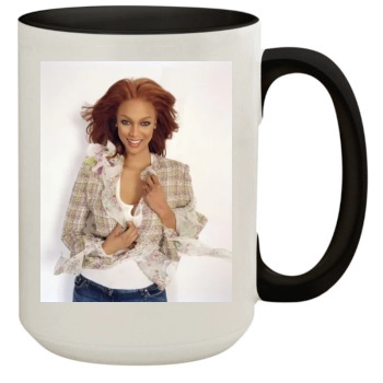 Tyra Banks 15oz Colored Inner & Handle Mug