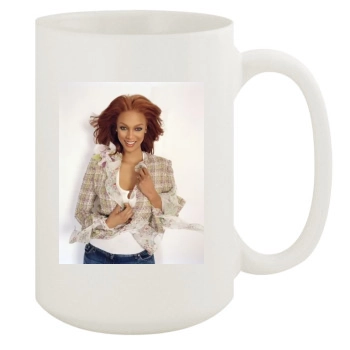 Tyra Banks 15oz White Mug