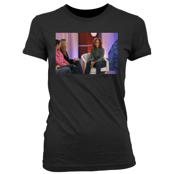 Tyra Banks Women's Junior Cut Crewneck T-Shirt