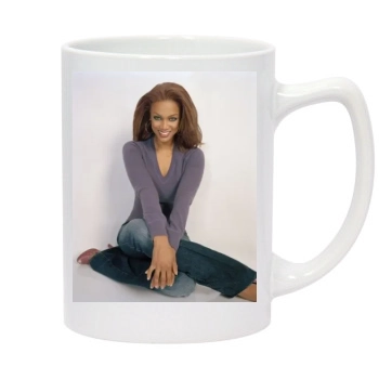 Tyra Banks 14oz White Statesman Mug