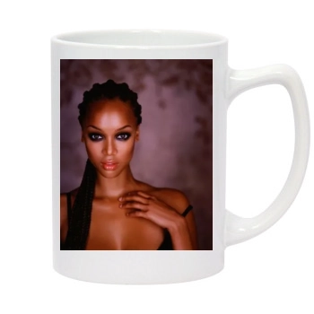 Tyra Banks 14oz White Statesman Mug