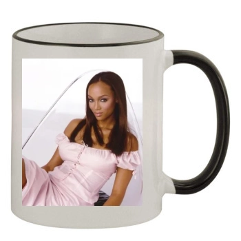 Tyra Banks 11oz Colored Rim & Handle Mug