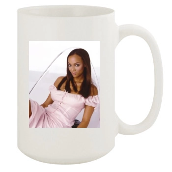 Tyra Banks 15oz White Mug