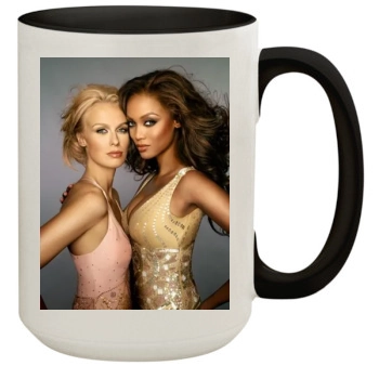 Tyra Banks 15oz Colored Inner & Handle Mug