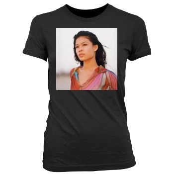 Vanessa Mae Women's Junior Cut Crewneck T-Shirt