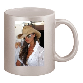 Victoria Beckham 11oz Metallic Silver Mug