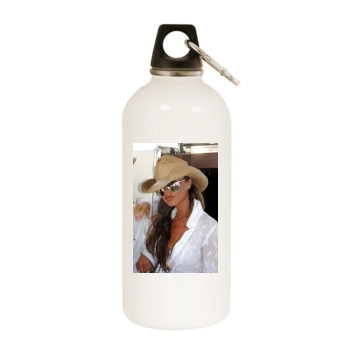 Victoria Beckham White Water Bottle With Carabiner