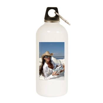 Victoria Beckham White Water Bottle With Carabiner