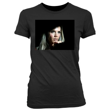 Victoria Beckham Women's Junior Cut Crewneck T-Shirt