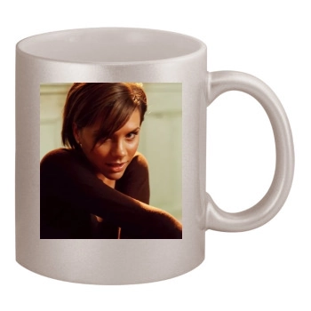 Victoria Beckham 11oz Metallic Silver Mug