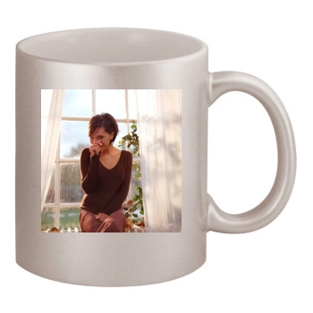 Victoria Beckham 11oz Metallic Silver Mug