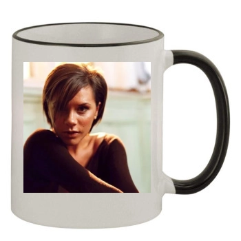 Victoria Beckham 11oz Colored Rim & Handle Mug