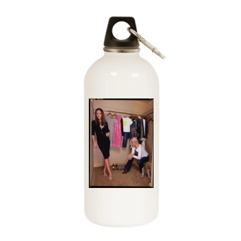 Victoria Beckham White Water Bottle With Carabiner