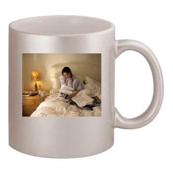 Winona Ryder 11oz Metallic Silver Mug