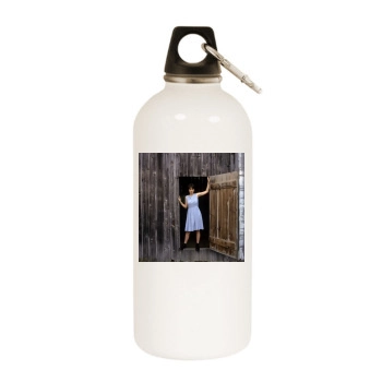 Winona Ryder White Water Bottle With Carabiner