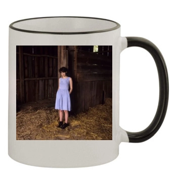 Winona Ryder 11oz Colored Rim & Handle Mug