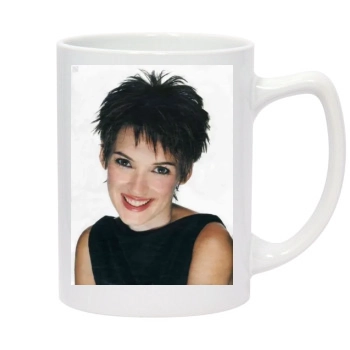 Winona Ryder 14oz White Statesman Mug