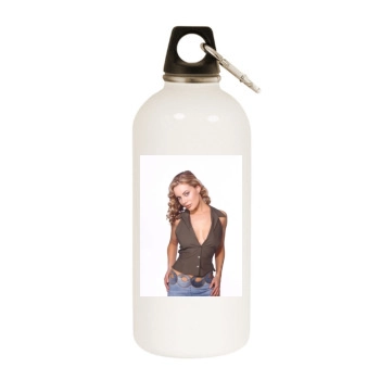 Xenia Seeberg White Water Bottle With Carabiner