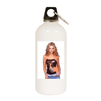 Xenia Seeberg White Water Bottle With Carabiner