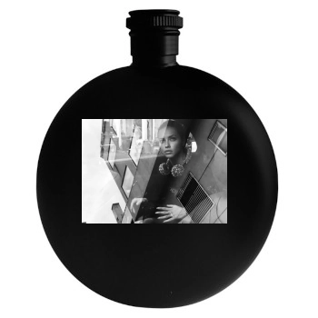 Adriana Lima Round Flask