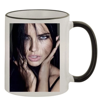 Adriana Lima 11oz Colored Rim & Handle Mug