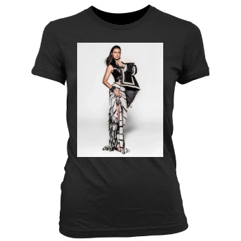 Adriana Lima Women's Junior Cut Crewneck T-Shirt